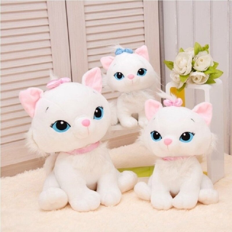1pc 18CM prodotto di vendita simpatici aristocati Cat Marie giocattoli di peluche Anime Animal Paw Kit Doll For Girls
