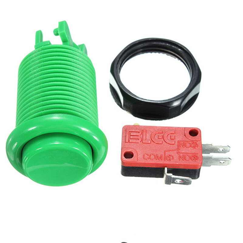 American style Long Arcade Push Button,colorful push button switch made in China