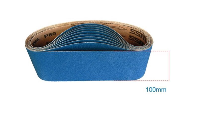 New 10pcs 610*100mm  Abrasive Sanding Belt on 4"*24" Weld Surface Conditioning  for  Special stainless steel 40# 60# 80# 120#