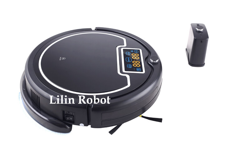 (Russia Warehouse)LIECTROUX B2005PLUS Robot Vacuum Cleaner,with Water Tank,Wet&Dry,TouchScreen,withTone,Schedule,Virtual Blocker