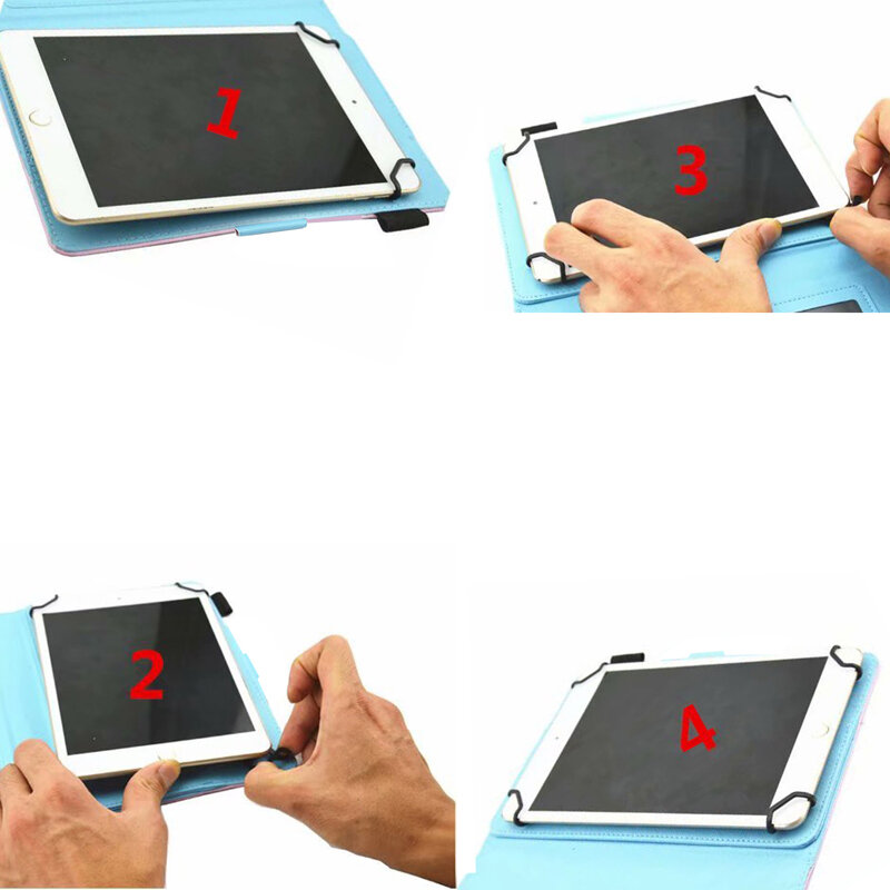 Universel 8 "tablettes Funda pour 8 pouces mode Cartoon imprimer portefeuille en cuir magnétique Flip Case couverture Coque Coque Coque peau Stand