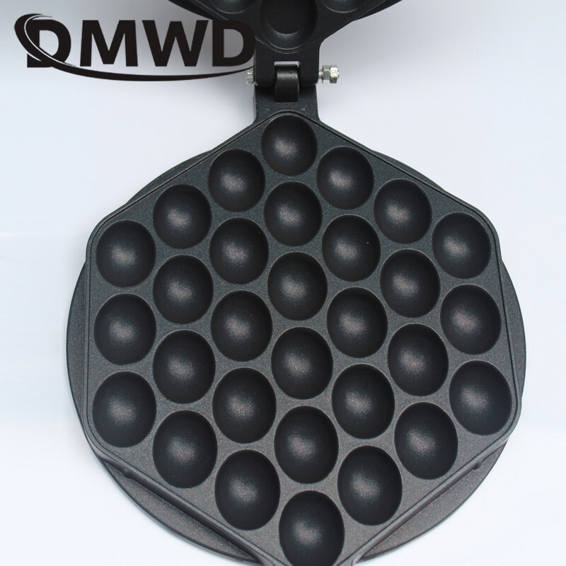 Dmwd-máquina elétrica de fazer bolhas de ovos, 110v/220v, chapa antiaderente para forno, máquina de muffin e bolha de ovos de hong kong