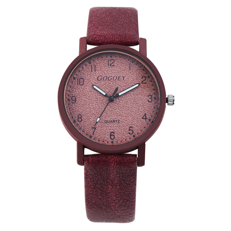 Reloj de cuarzo de cuero de marca de lujo reloj de pulsera de moda para mujer reloj de pulsera femenino reloj de mujer