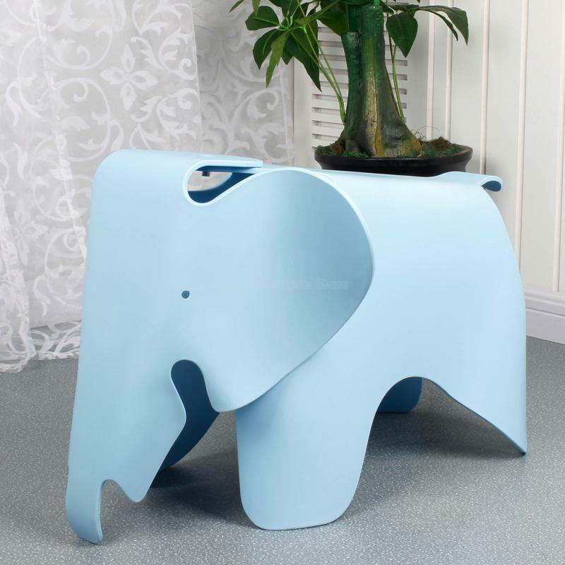 The Children Animal Kids Chair Elephant Shape Children Chair In Room Welcomed By The Waterproof PP Plastic Chairs Bearing