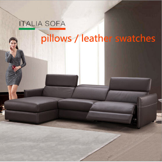 leather swatches for living room Sofa set диван мебель кровать muebles de sala real genuine leather sofa cama puff asiento sala