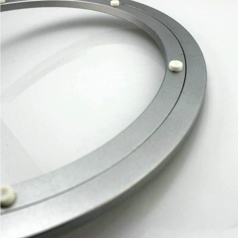 Base giratória hq h300 para área externa de 300mm (12 segundos), mesa giratória, silenciosa, em alumínio sólido