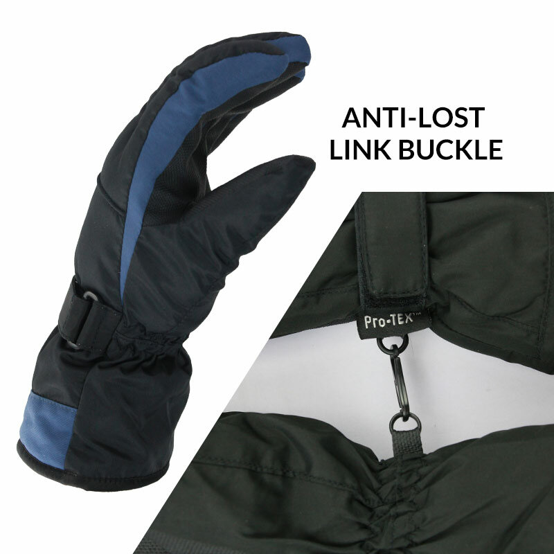 OZERO Winter Warme Ski Handschoenen-30 Graden Winddicht Waterdicht Unisex Werk Beveiliging Veiligheid Werknemers Winter Handschoenen 9011
