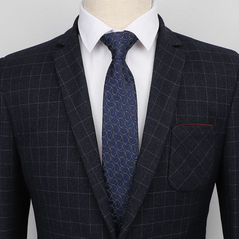 Laços dos homens 2019 Moda 7 seis centímetros Gravata Para Homens stripe gravata gravata de Casamento Estilo Coreano