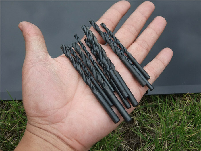 5mm preto torção broca para ferro de alumínio madeira plástico diy ferramentas frete grátis rússia