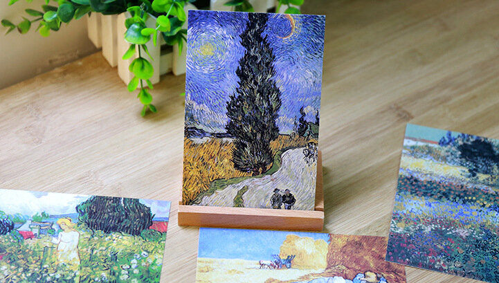 30 blätter/Los Van Gogh Ölgemälde Postkarte Vintage Van Gogh Malerei Karten/Gruß Karte/Wünschen Karte/mode Geschenk