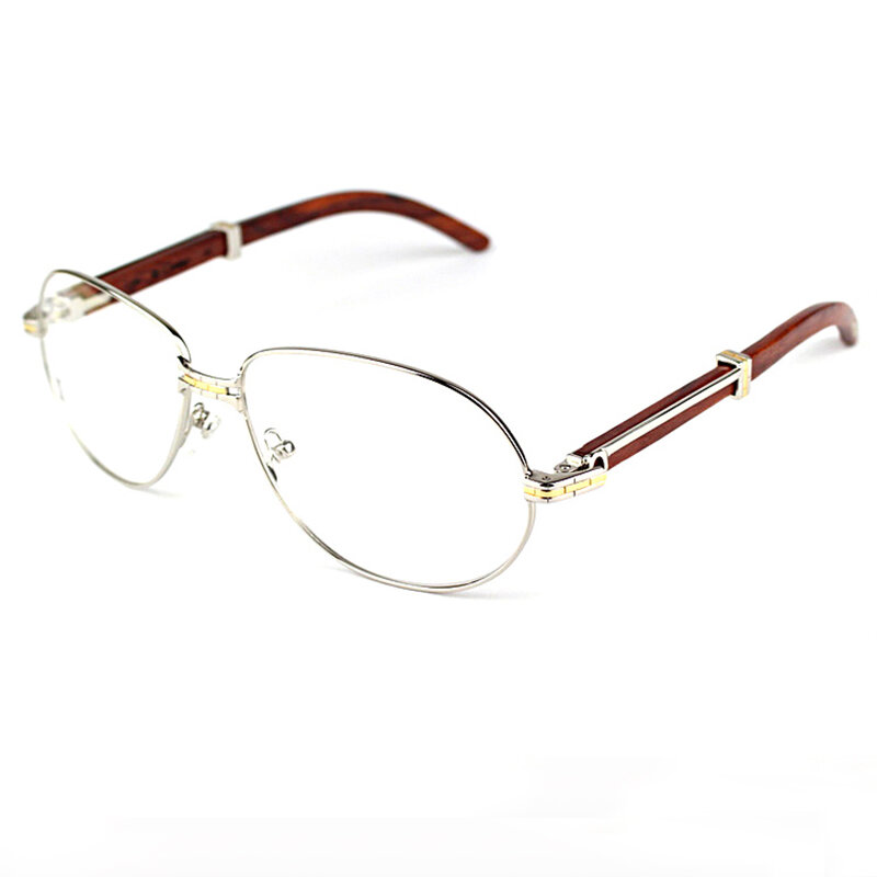 Vintage Sunglasses Men 2018 Luxury Wood Mens Sunglasses Brand Designer Carter Glasses Frame Clear Glass Fill Prescription