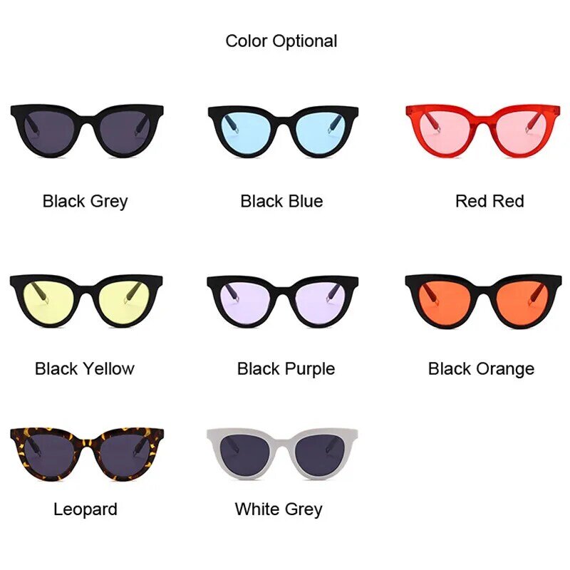 2019 น่ารักCat Eyeแว่นตากันแดดผู้หญิงยี่ห้อDesigner Vintageแว่นตากันแดดหญิงแว่นตาชายGafas De Sol UV400