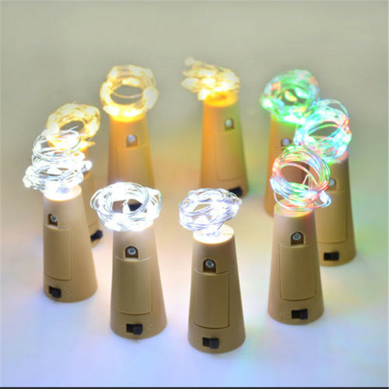 2 M LED Girlande Kupfer Draht Corker String Fairy Lichter für Glas Handwerk Flasche Neue Jahr/Weihnachten/Valentines hochzeit Dekoration