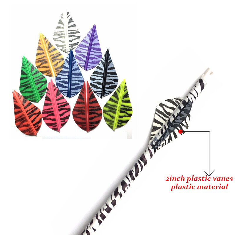 36pcs Linkboy Archery pure arrows vanes 2inch for ID6.2mm carbon arrows accessories traditional compound bow hunting archery