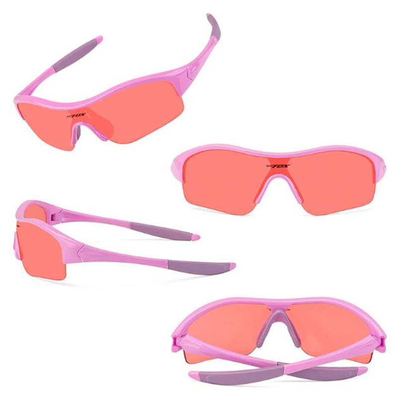 BATFOX-نظارات شمسية للأطفال ، نظارات شمسية رياضية للأولاد والبنات ، مع هدايا ، مريحة للغاية وآمنة