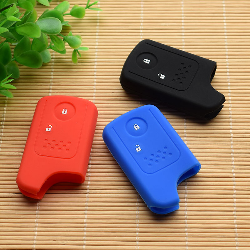 silicone key fob set cover case holder shell for Honda Accord CRV Civic Hrv Fit Freed remote keyless 2 buttons car accessories