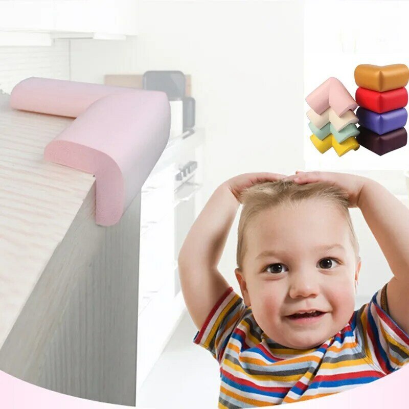 4 unidsset bebé,protección de la esquina de los niños el Protector de la esquina de la seguridad del bebé superposiciones para esquinas para mesa de muebles 