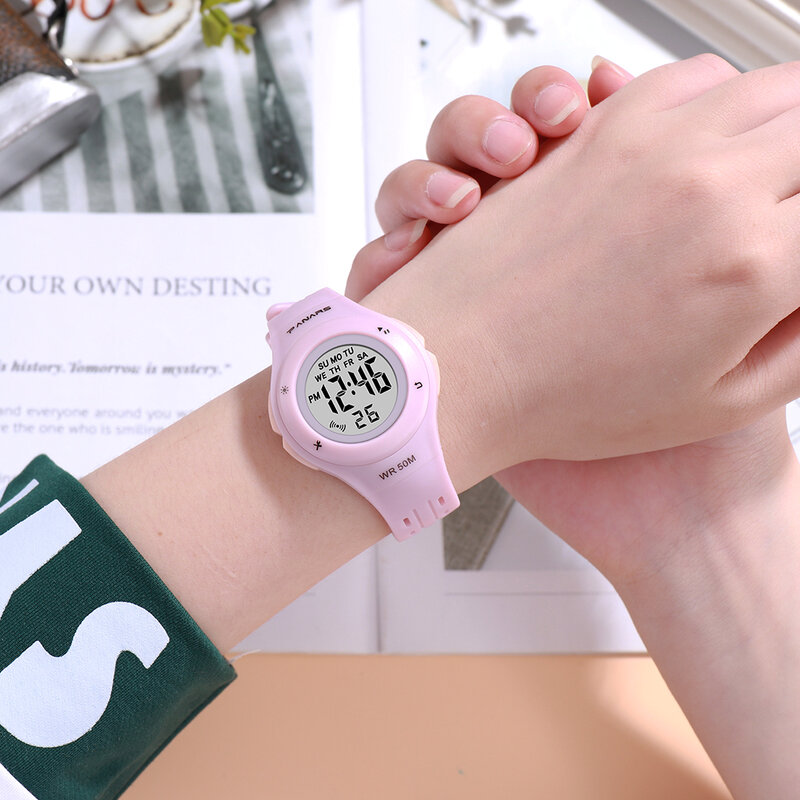 PANARS zegarki sportowe dla dzieci wodoodporny Led wielofunkcyjny zegarek chłopięcy dla dzieci cyfrowe zegarki dla dzieci digitaal horloge meisje