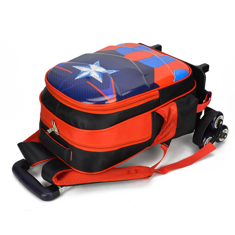 3D อะนิเมะกระเป๋าเดินทาง20-35L นักเรียนโรงเรียนกระเป๋าปีนบันไดกระเป๋าเดินทางเด็กการ์ตูนกระเป...