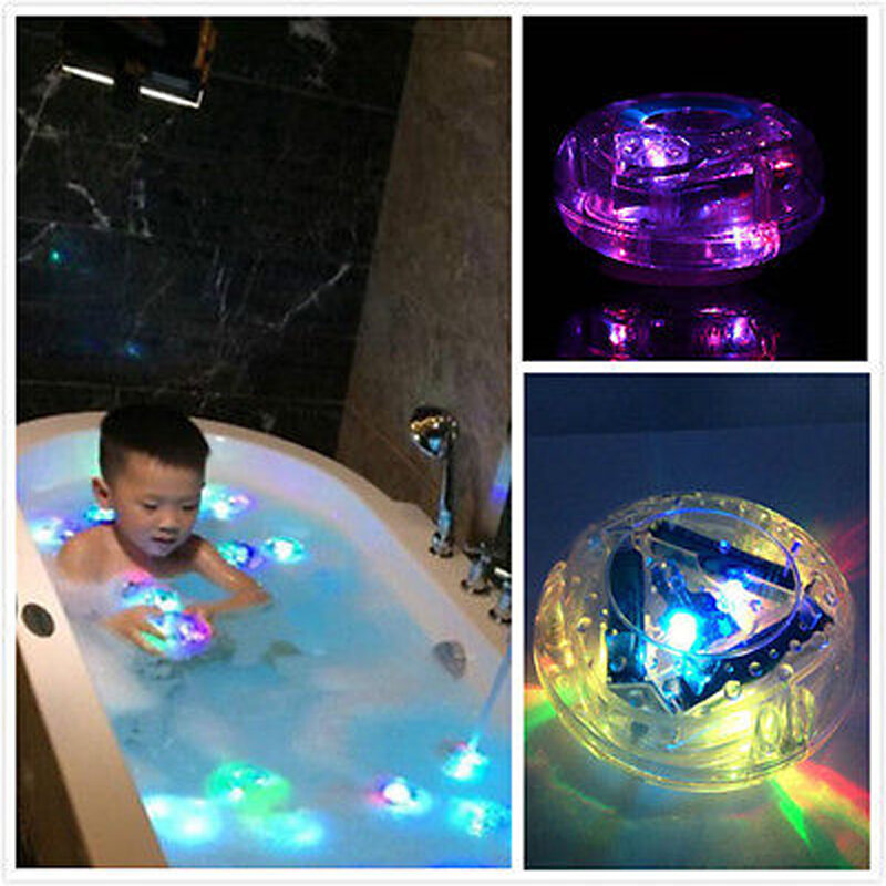 Luz LED decorativa para niños, discoteca, baño, Fiesta en la bañera, juguete divertido