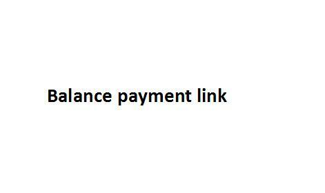 Balance payment link for additional cost