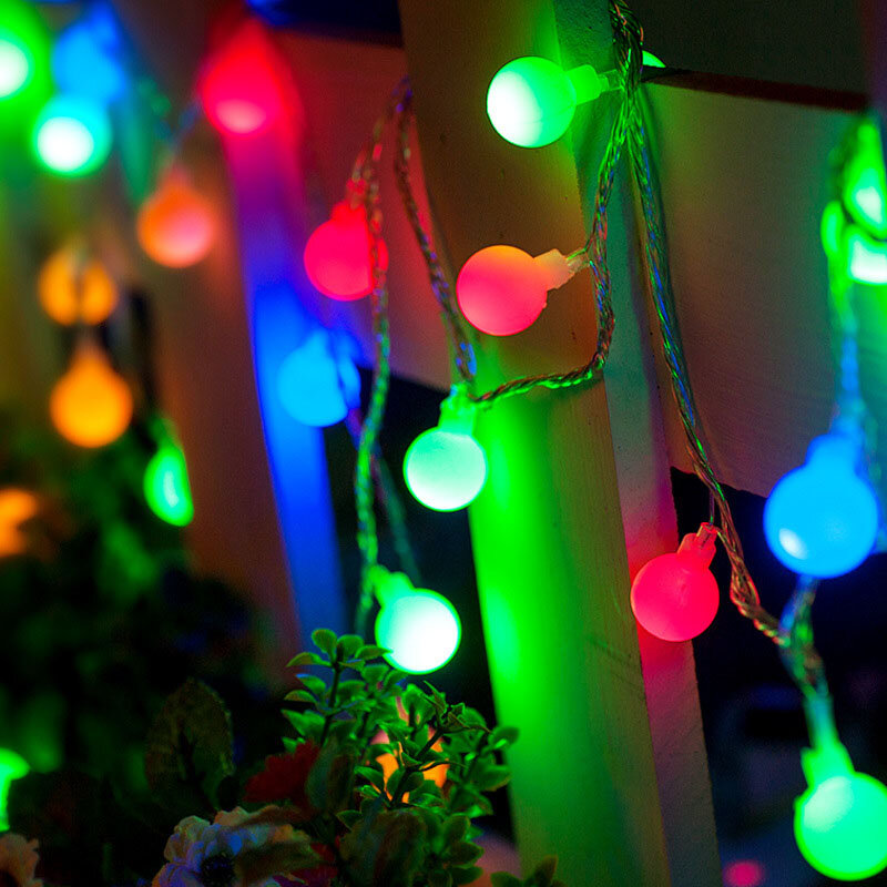 20 led mini luzes da corda bola guirlanda de fadas 1.5m 3.5m bateria operado lâmpada da corda do feriado festa em casa decoração do casamento luz