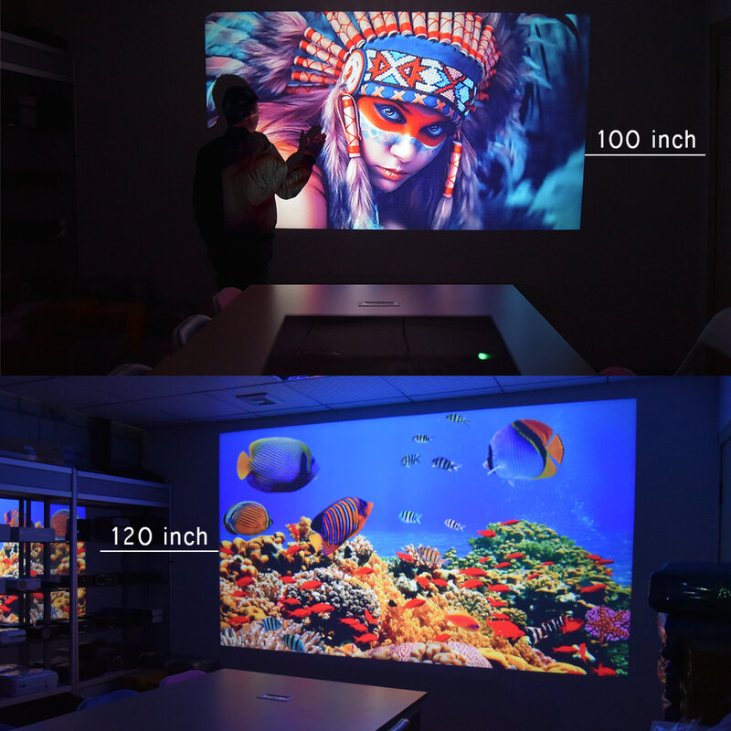 Touyinger-proyector de vídeo LED T26L T26K, 1080p, full HD, 6800 lúmenes, FHD, 3D, cine en casa, USB ( Android 10,0, wifi opcional)