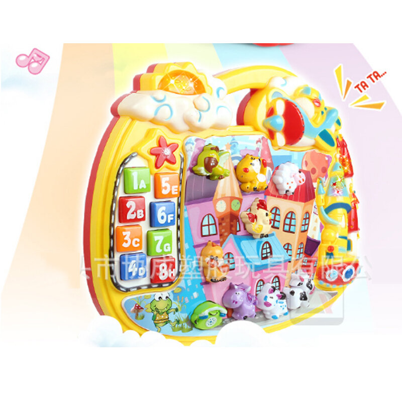 Music Piano Baby Puzzle Animal Paradise Children's Early Education Infant Young Enlightenment Cartoon Toy Piano Hobby Vocal Toys
