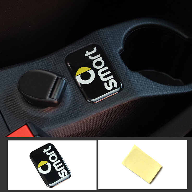 Dla smart 453 fortwo forfour akcesoria do modyfikacji wnętrza samochodu car styling Car creative 3D dekoracyjna naklejka