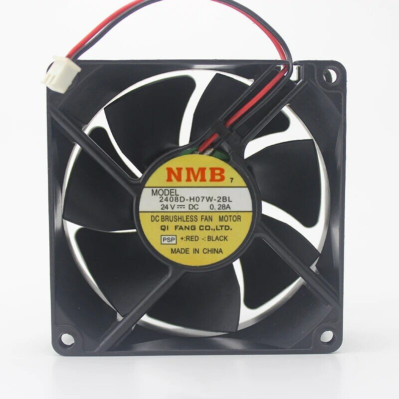 8025 8CM 24V inverter cooling and cooling fan 2408D-H07W-2BL