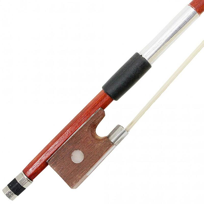 4/4 Высококачественная Профессиональная деревянная палочка для скрипки с бантом из конского волоса пластиковая ручка для скрипки Регулируе...