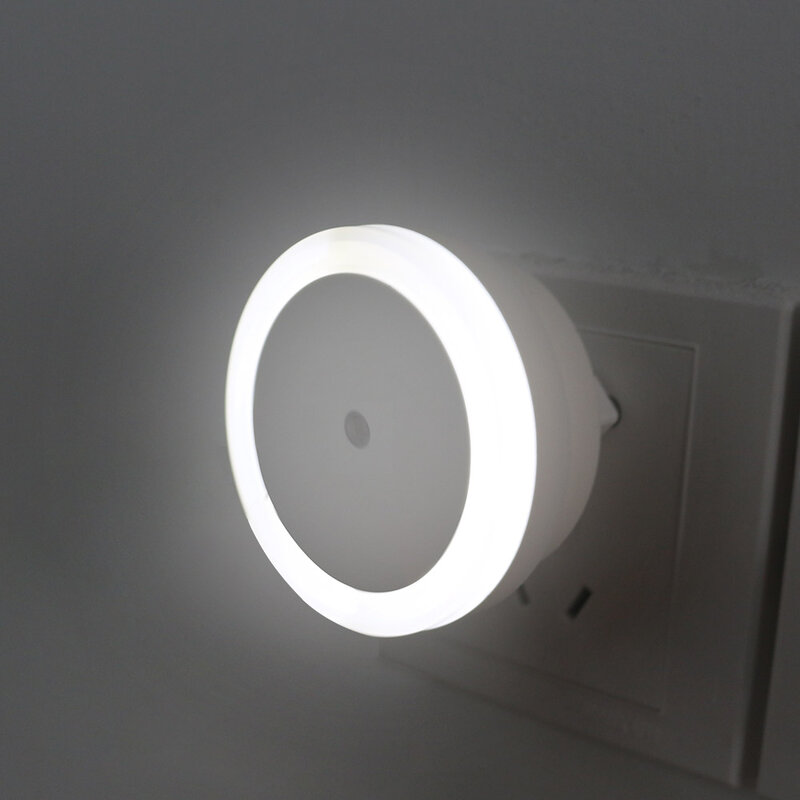 Sxzm lâmpada de parede led com sensor, luz noturna automática de 0.5w com sensor para quarto e bebês e crianças