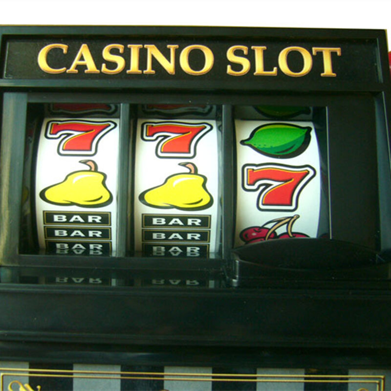 Slot Machine Piggy Bank Fruit Machine Money Box Coin Bank Casino Jackpot Las Vegas Games Tabletop Slot Machine Liquor Bar Gifts
