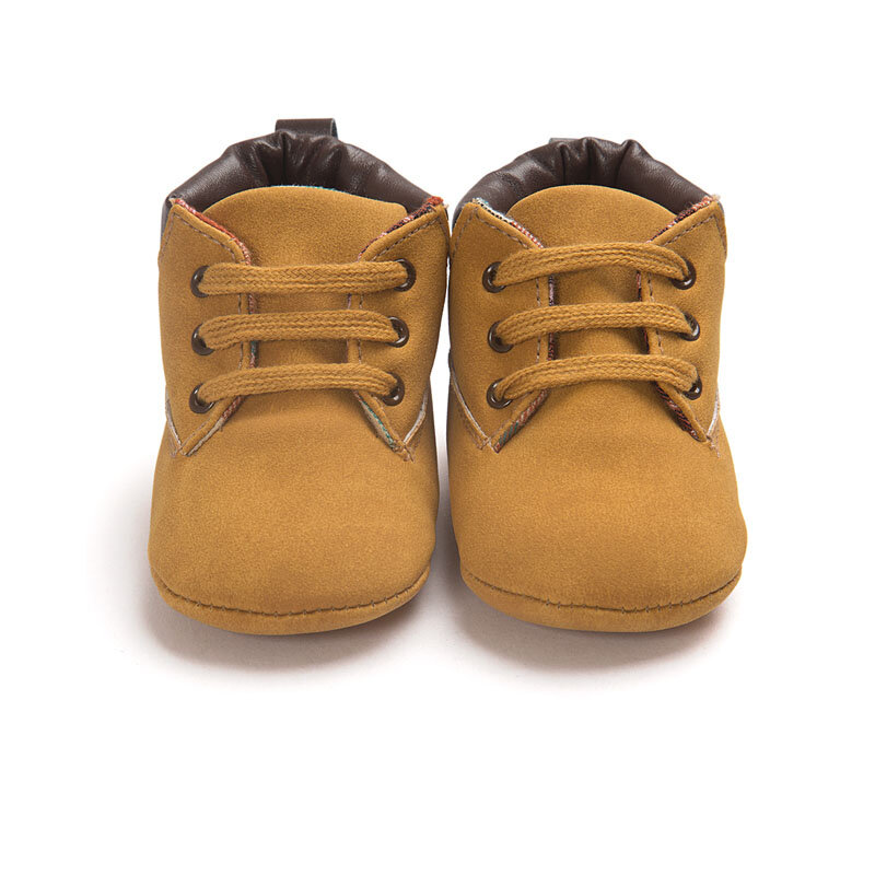 2020 frühling/Herbst Infant Baby Boy Weiche Sohle PU Leder Erste Wanderer Krippe Schuhe 0-18 Monate
