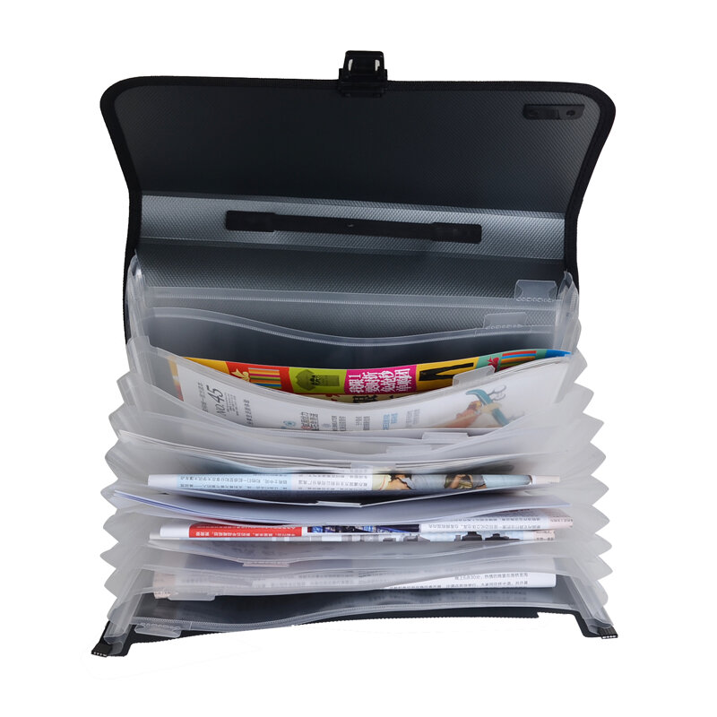 M&G Organ bag AWT90959 multi-purpose handbag A4 multi-level file finishing package 12 grid information package