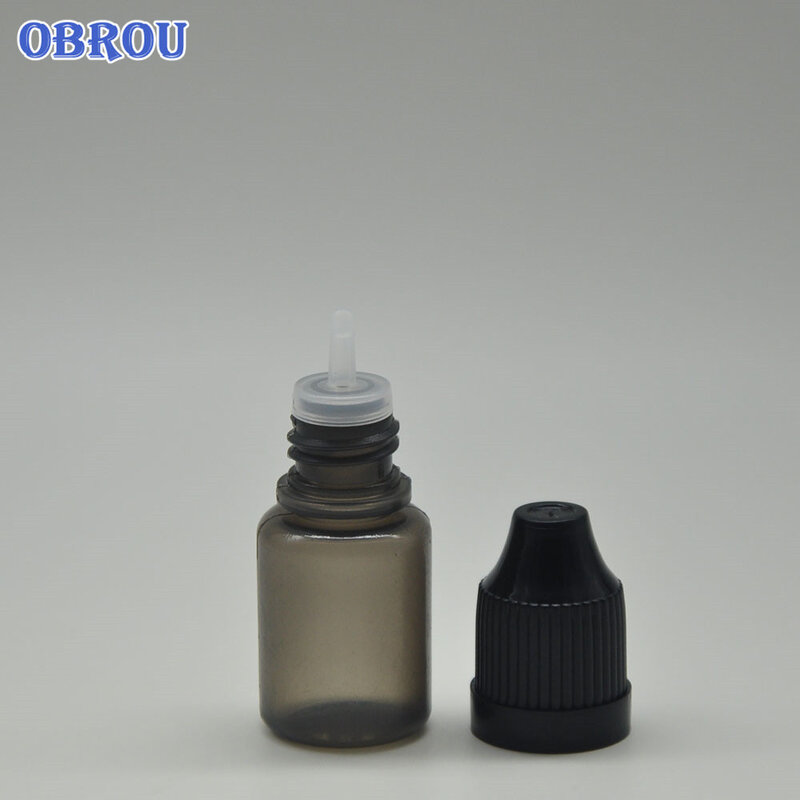 5 sztuk czarny plastikowy PE czarny kroplomierz butelka 3ml 5ml 10ml 15ml 30ml 50ml 100ml olejki eteryczne próbka butelka z zabezpieczeniem przed dziećmi