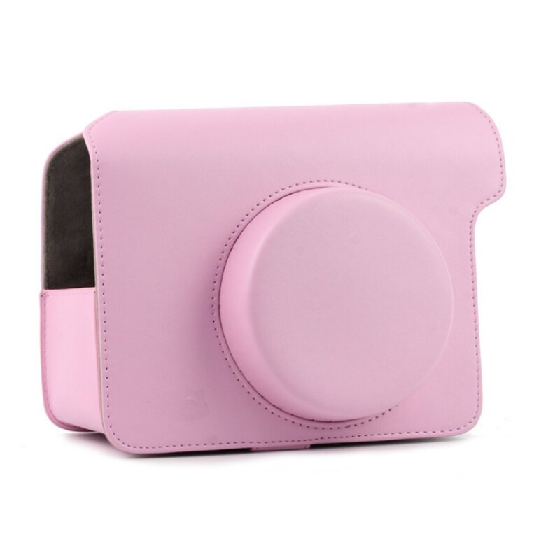 PU Leather Bag Case Cover Pouch Protector & Shoulder Strap for Fujifilm Instax Wide 300 Instant Print Camera