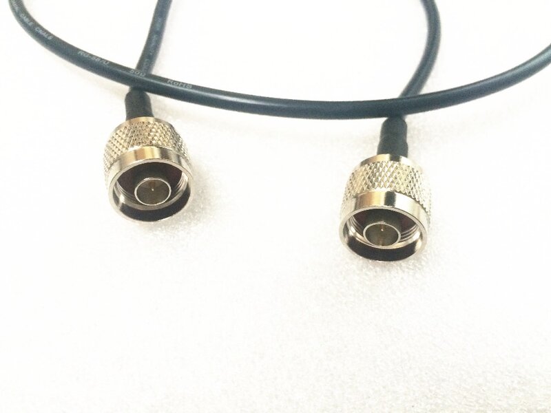 Бесплатная доставка 15 метров Джампер кабель RG58 N штекер к N Штекер прямой RF коаксиальный Джампер кабель