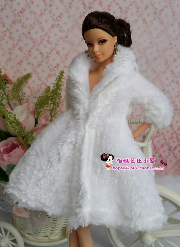 Ropa original hecha a mano para muñeca barbie, conjunto de ropa de princesa, traje de moda de alta calidad, hermoso vestido, accesorios de abrigo barbie