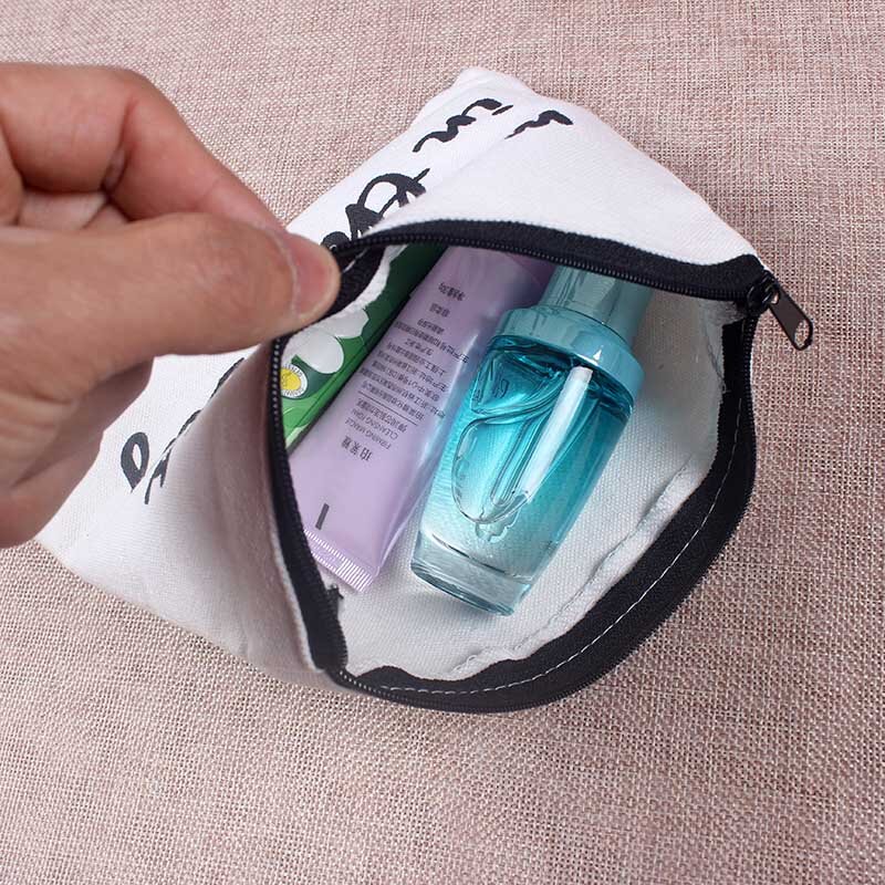 Mijn Gezicht Is In Deze Tas 3D Afdrukken eenvoudige make-up tas 2019 nieuwe Cosmetische case vrouwen trousse de maquillage neceser etui