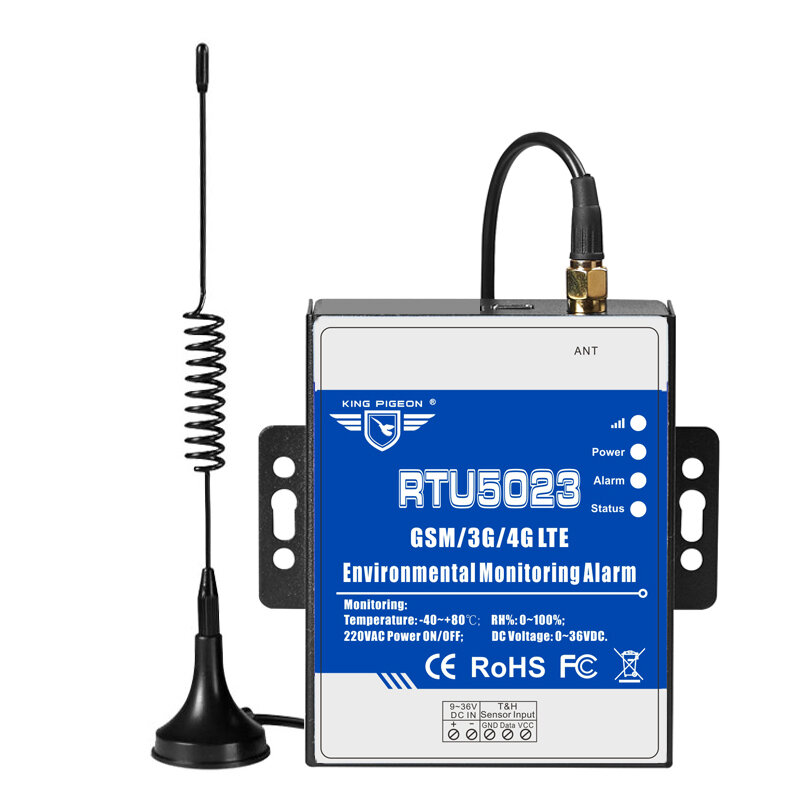 GSM 2G temperatura umidità allarme perdita di potenza avviso SMS monitoraggio remoto DC Timer di alimentazione rapporto controllo APP RTU5023