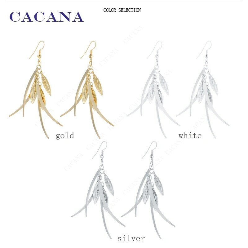 CACANA  Dangle Long Earrings For Women Top Quality Fashion Bijouterie Hot Sale