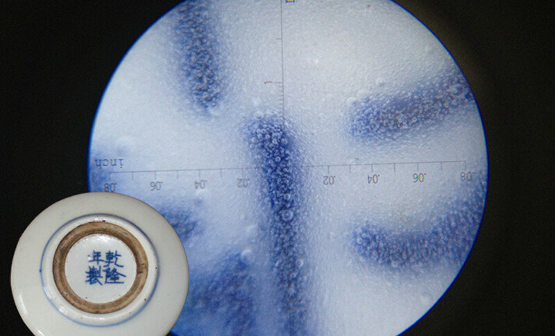 Loupe d'identification de poche éclairée par LED 50X, en Jade émeraude, Microscope avec lampes, échelle de mesure, grilles 0.05mm