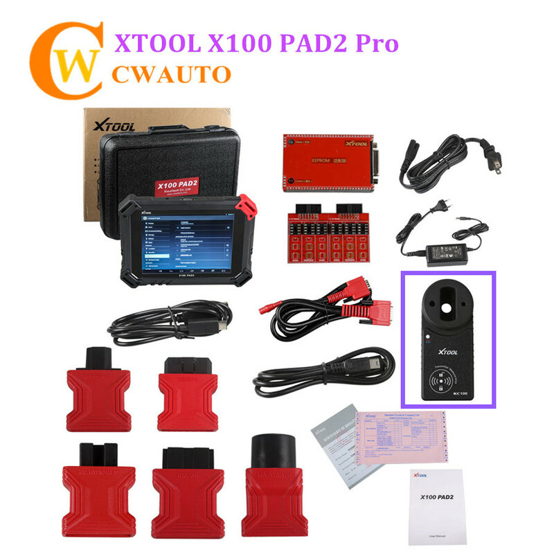Xtool X100 PAD 2 Pro OBD2 Car Diagnostic Tool With Key Programmer Exhaust Aftertreatment Original Tool