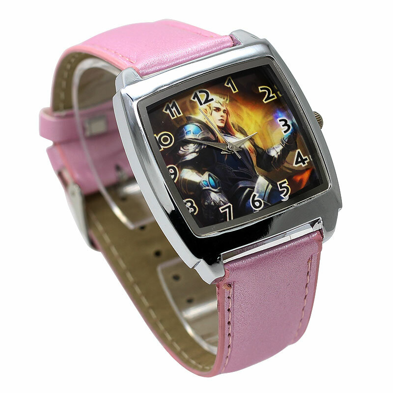 レロジオ Relojes 新スクエア子供たちは女子子供ギフト腕時計カジュアルクォーツ腕時計ファッションレザー腕時計