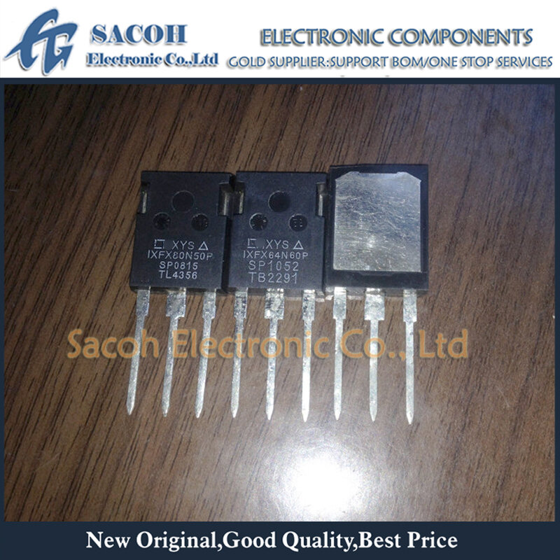 New original 5PCS/Lot IXFX64N60P IXFX64N60 orIXFX64N60P3 or IXFX64N60Q3 64N60 TO-247MAX 64A 600V Power MOSFET transistor