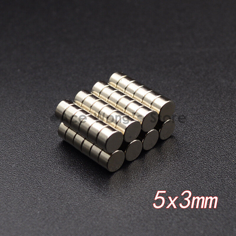 10Pcs Ronde Magneet 5X1 6X3 8X3 10X1 10X2 12X2 Neodymium Magneet Permanente Ndfeb Super Sterke Krachtige Magneten