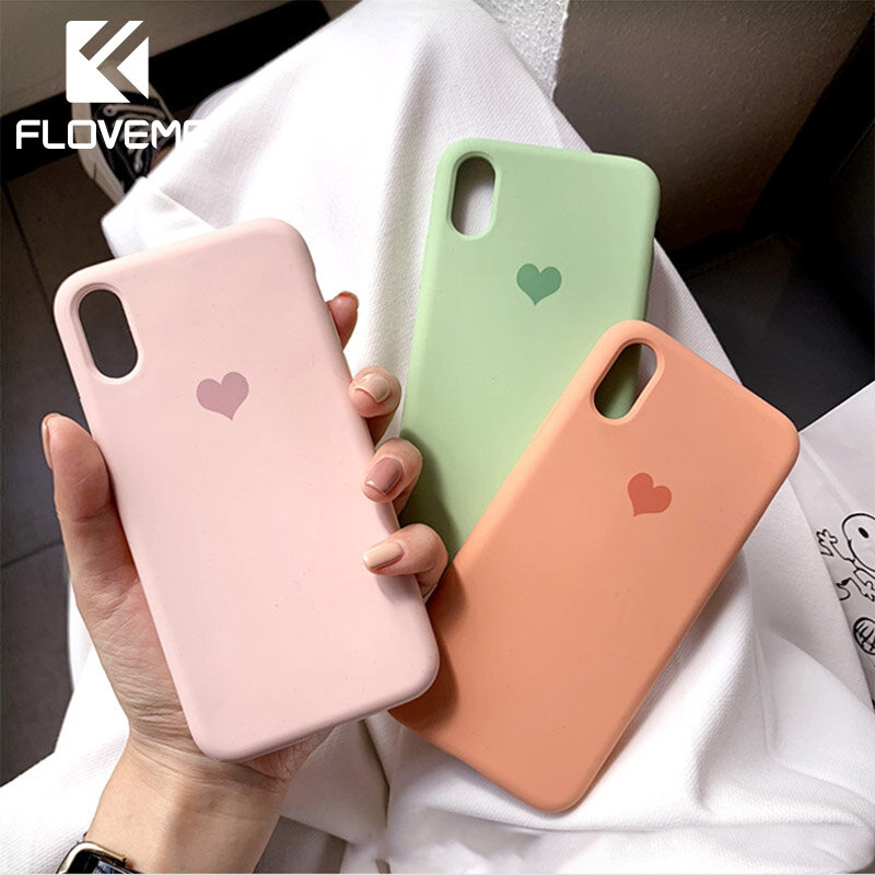 FLOVEME Soft Silicone Case For iPhone XR Case Cover For iPhone XS MAX X 7 8 6 6s Plus Luminous Soft TPU Ultra Thin Cases Cover