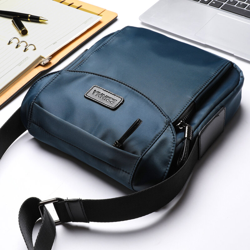 ZZINNA Crossbody-tasche für Männer Business Reise Hohe Qualität Sling Schulter Messenger Tasche für Frauen Wasserdichte Schulter Tasche Geldbörse