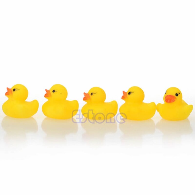 New 1 piece Rubber Duck Duckie Baby Shower Water toys for baby kids children Birthday Favors Gift toy